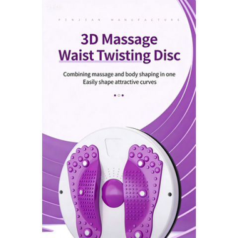 Waist-twisting Disc, Large Footrest, Waist-twisting Turntable, Household Fitness Equipment Slimming Belly and Waist(with 2pcs Cleaning Towels)