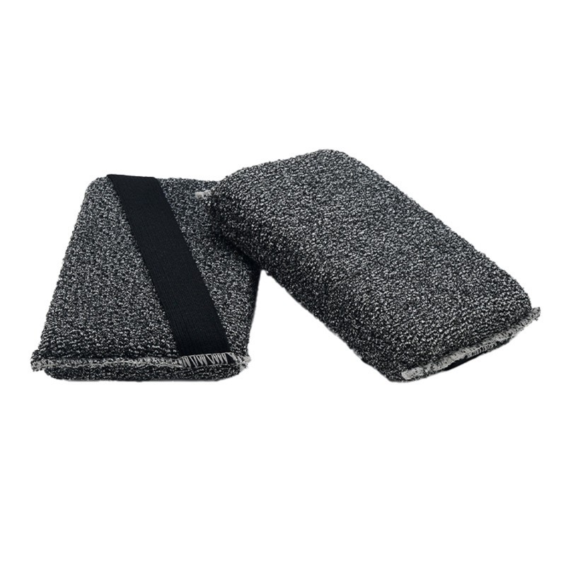Bamboo Charcoal Bath Sponge, Exfoliating Body Scrub