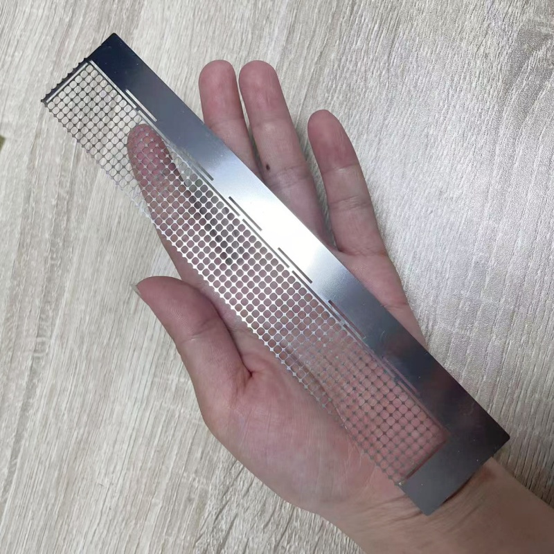 E-shop 1 Stück 240/520 Löcher Edelstahl Diamantmalerei Lineal Werkzeugset für Quadratische & Runde Steine, Diamantstickerei Netzführung, DIY