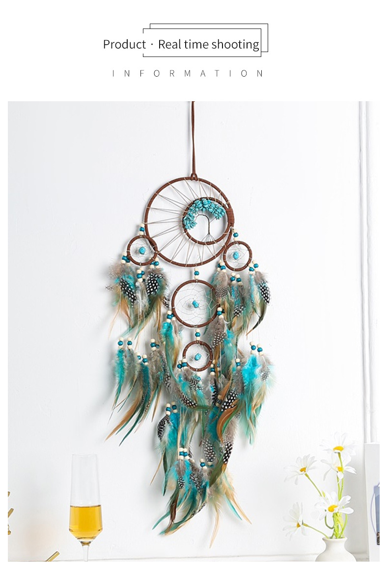 Feather wall hanging