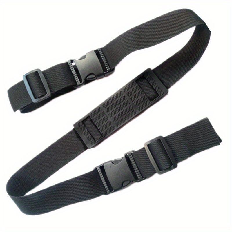 TEMU Adjustable Shoulder Strap With Non-slip Shoulder Pad, Black Portable For Scooters, Beach Chairs, Skateboards, Electric Scooters, Camping Chairs,