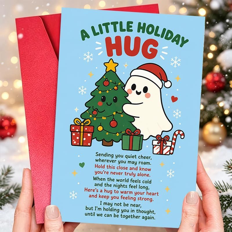 biglietto dauguri di natale 1 pz   natalizio - regalo commovente per   e famiglia nel    