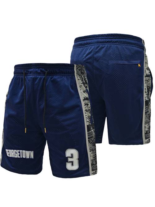 mens 3 navy blue basketball shorts breathable quick dry mesh lining elastic waistband with drawstring ideal for sports outdoor and casual wear