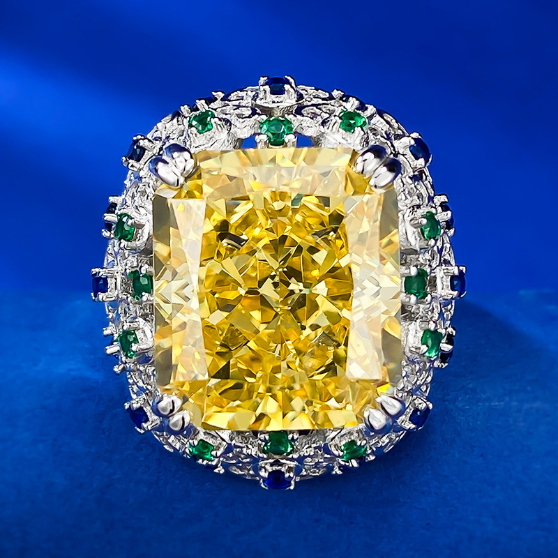 Image of Lyee Cyee Jewelry Has -carat Yellow Ring, Which Is Suitable For Gifts From Important . Worn In Bars, Parties, And Parties