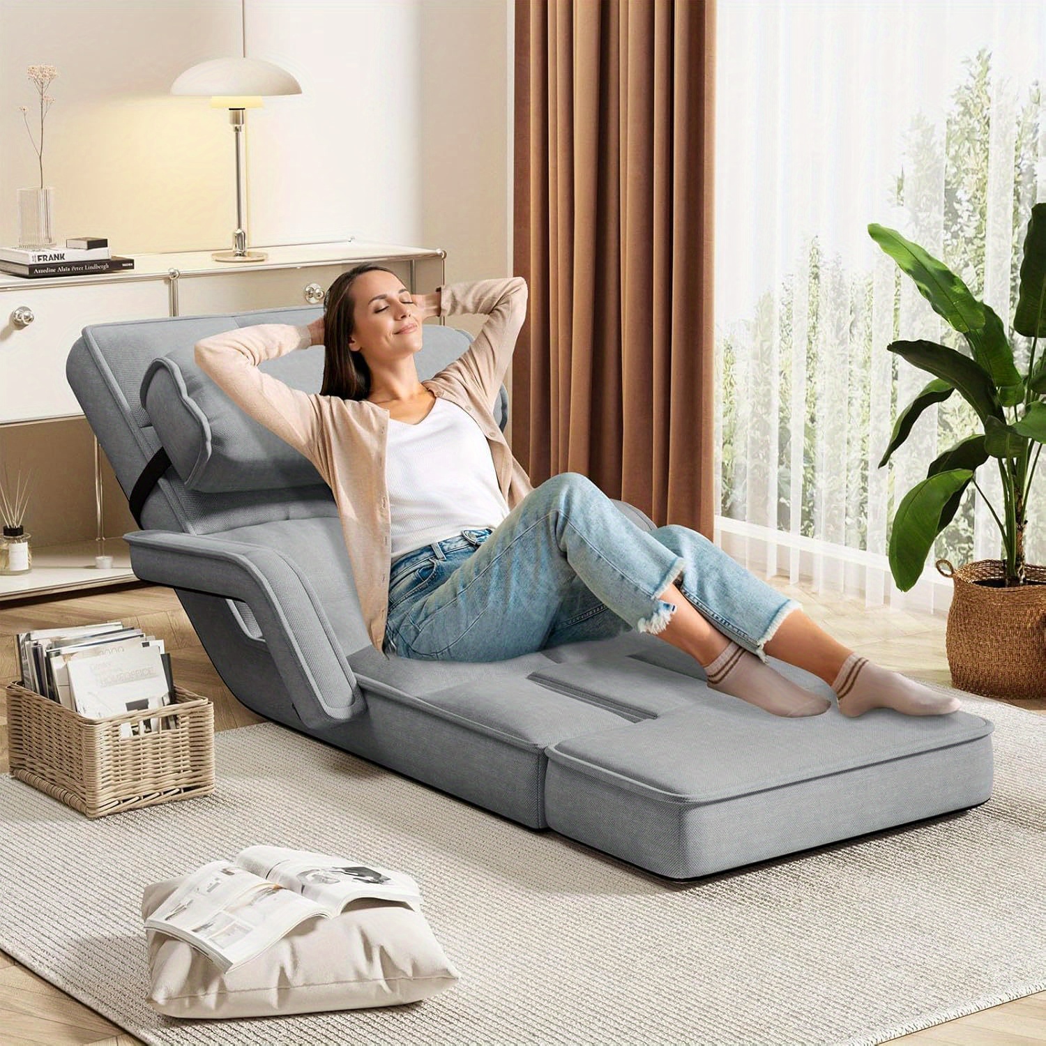 swivel floor gaming chair halloween gift multipurpose folding lazy