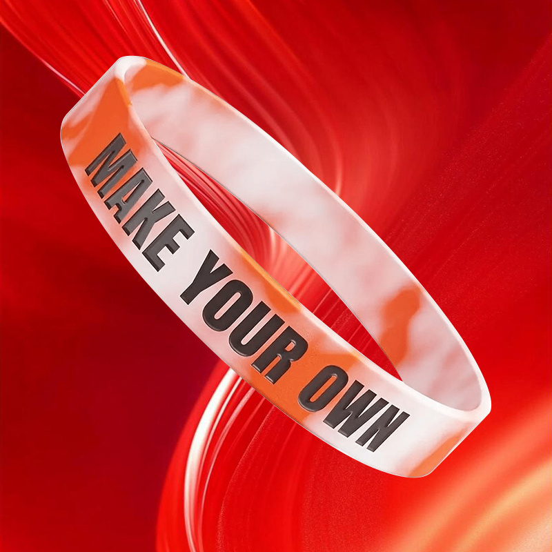 69pcs Customizable Mixed Color Wristbands, Gift for Couples & Friends