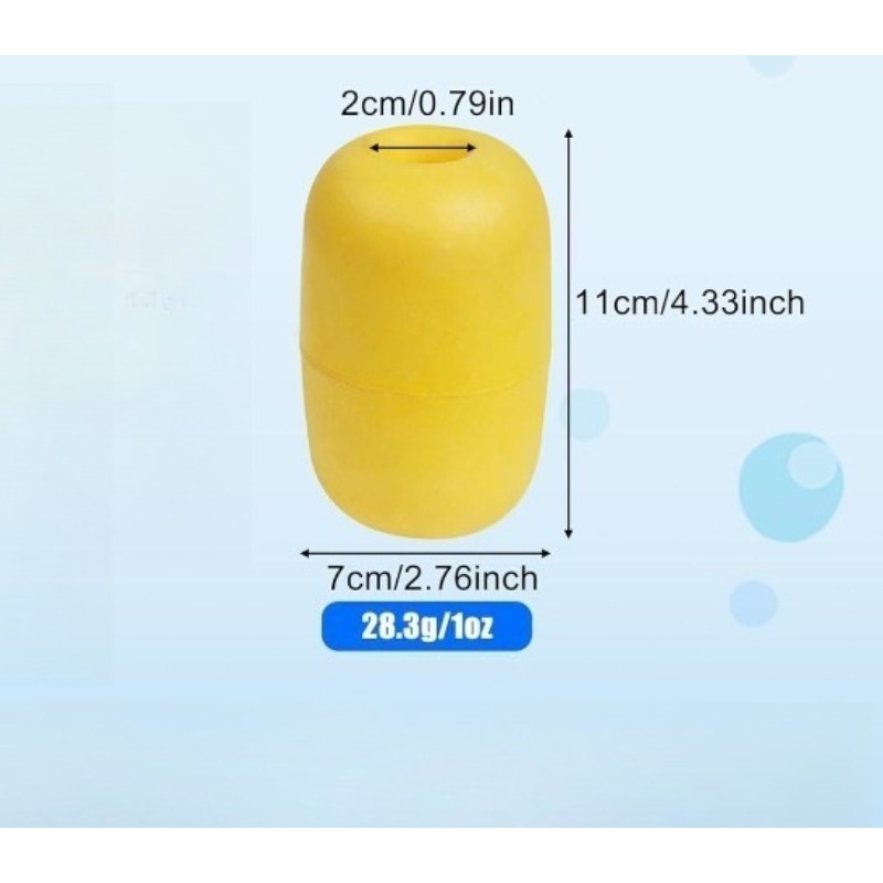 4pcs High Visibility Marine Rope Float Buoys for Crab Pot Line Marking