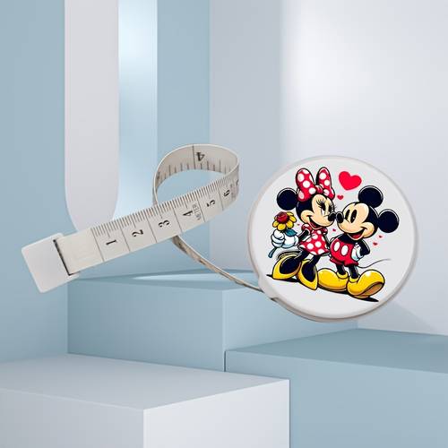 1 plastic tape measure 150 01cm clothing measuring tape cute mini soft tape measure auto retractable