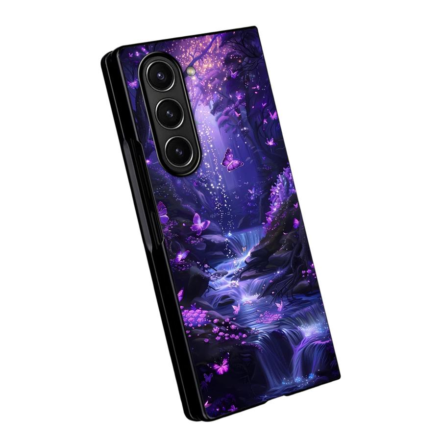 TEMU Phone Case - Phone Case Designed For For Galaxy Z Fold Series, Including Models Z Fold4, , , Z , And Z Fold3, Featuring A Cartoon Design