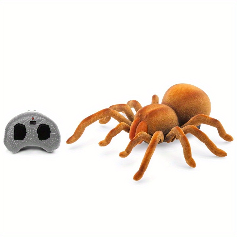 Infrared Remote Control Fuzzy Brown Spider