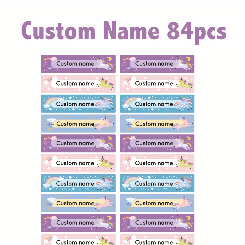 Image of Customizable And Durable Name Tags, Classified Label Stickers, Contemporary School Supplies, Office And Stickers, Back To School Gifts, Back To