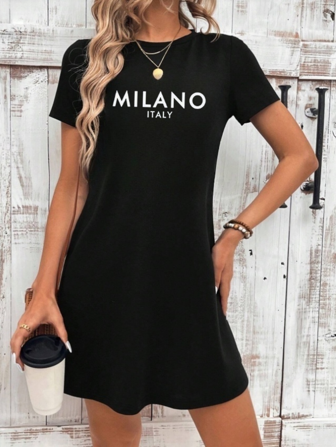 womens casual bodycon dress letter print short sleeve - Temu