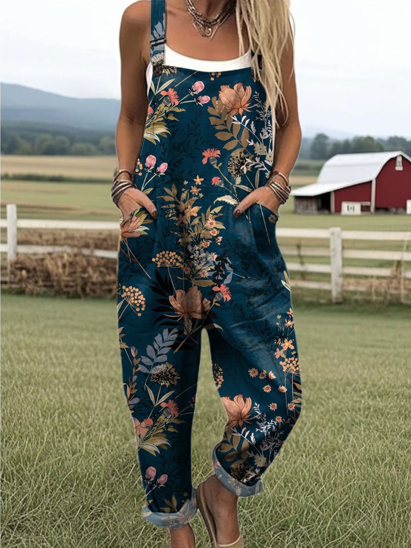 womens fashionable 3d trendy new printed overalls womens loose fit with random patterns   style enthusiasts suitable and adults   washable