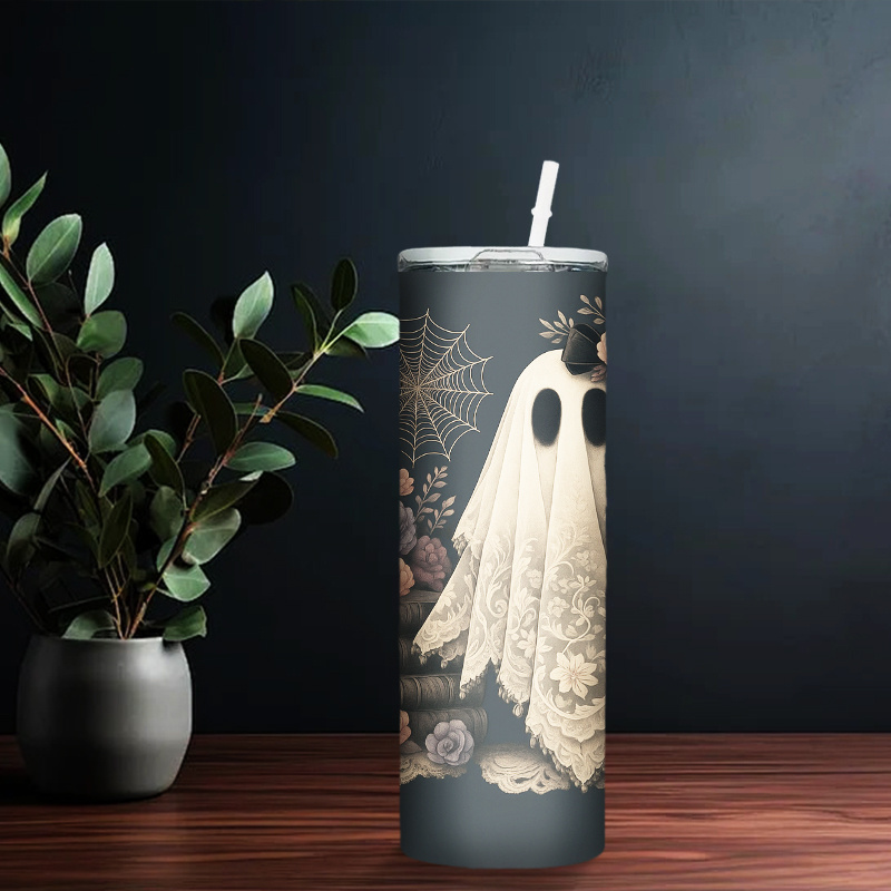 TEMU 1pc 20oz Stainless Steel Tumbler With Lid & Straw - Insulated Travel Mug, Reusable Coffee Cup, Hand Wash Only, Non-slip, Portable For Home & Use, Coffee Travel Mug