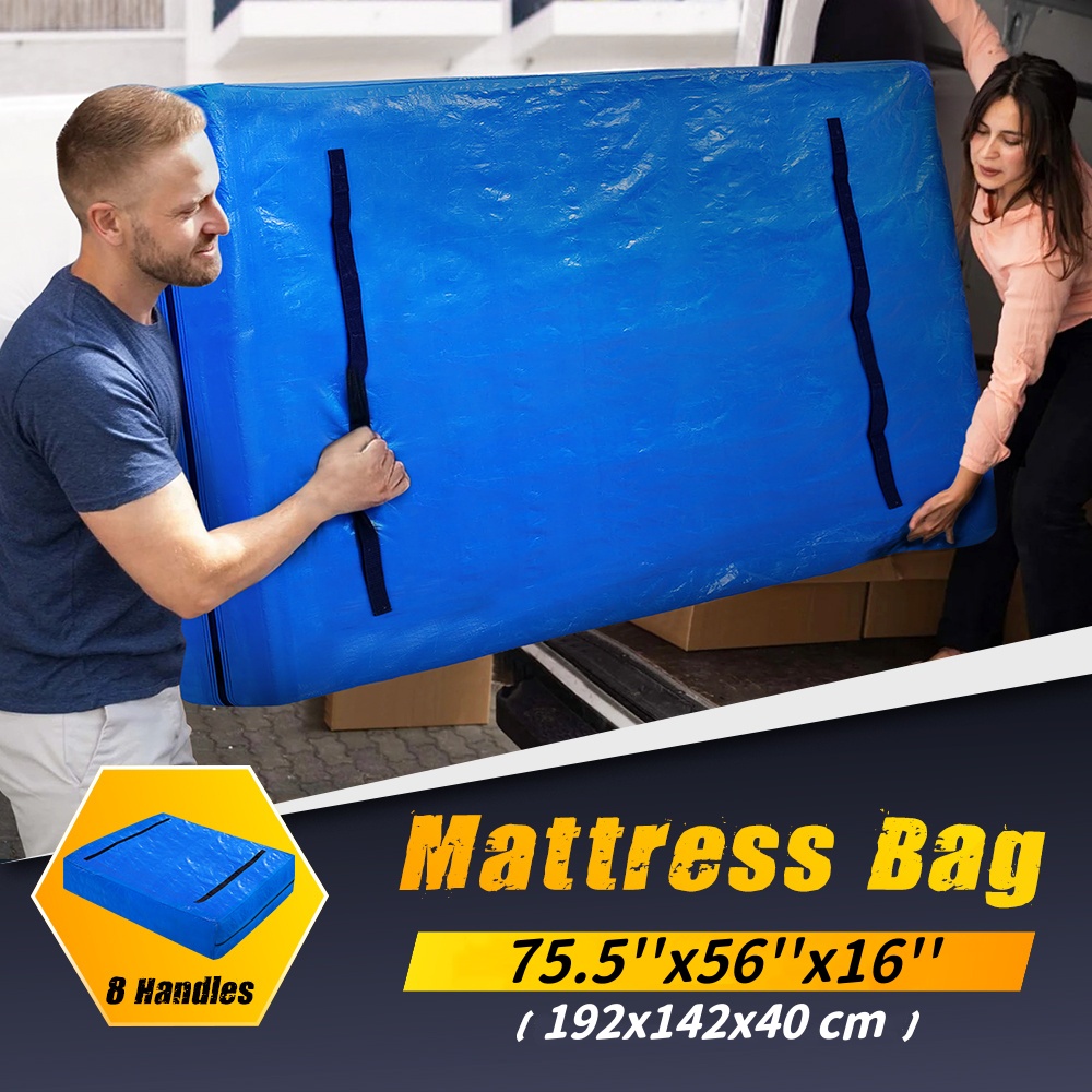 TEMU Mattress Bag Protector Dust Cover, Mattress Cover For Moving, Mattress Moving Bag, Mattress Protector, Mattress Cover With Zipper, Furniture