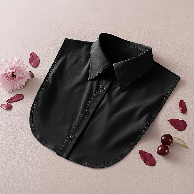 Detachable False Collar with Pointed Design, Multi-functional