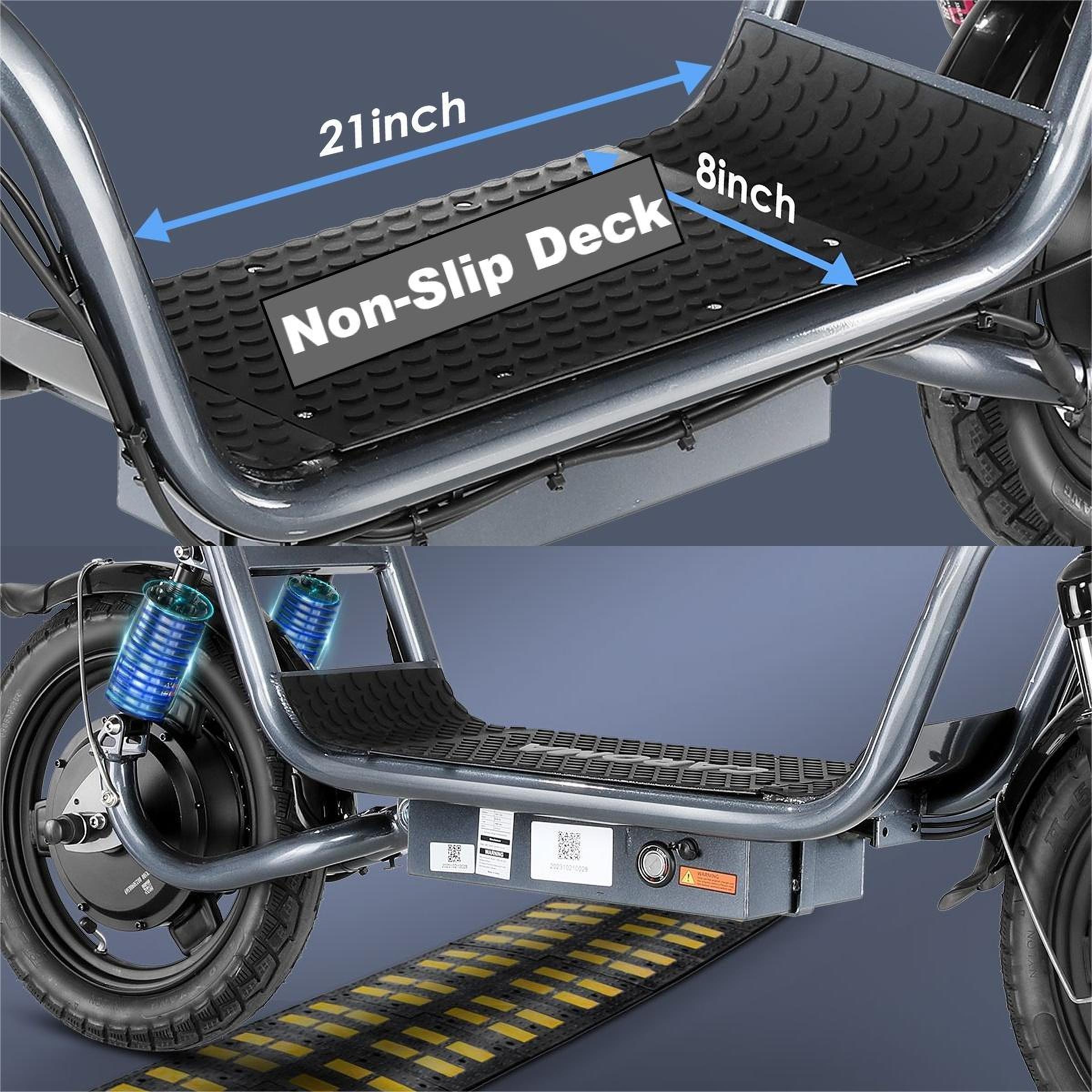 Caroma 750W Adults Electric Scooter - 20 MPH High-Speed, 25 Mile Range, Heavy-Duty Commuter E-Scooter with Dual Suspension, Foldable frame & Seat, 48V Lithium Battery, Dual Brake System (Regenerative & Mechanical), 14