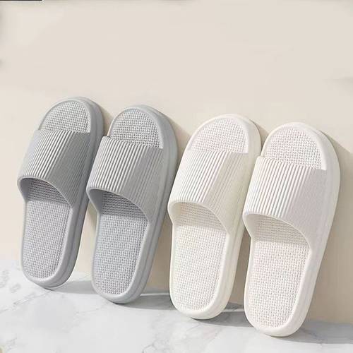 couples non slip eva indoor slippers for summer thick bottom non stinky ideal for bathroom