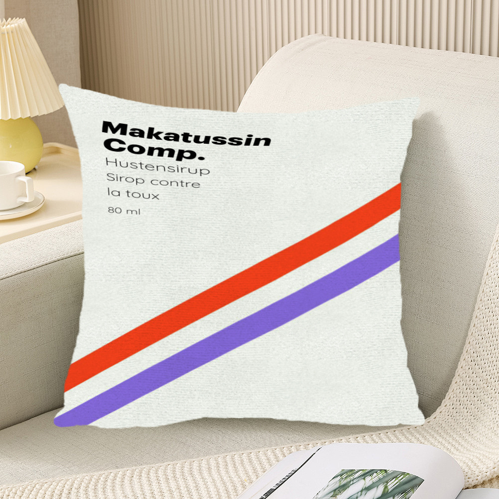 TEMU 1pc M- Themed Design Pattern Printed Square Throw Pillow Cover, Double-sided Printing, Suitable For Bedroom, Sofa, Dorm, Office, Car, Outdoor