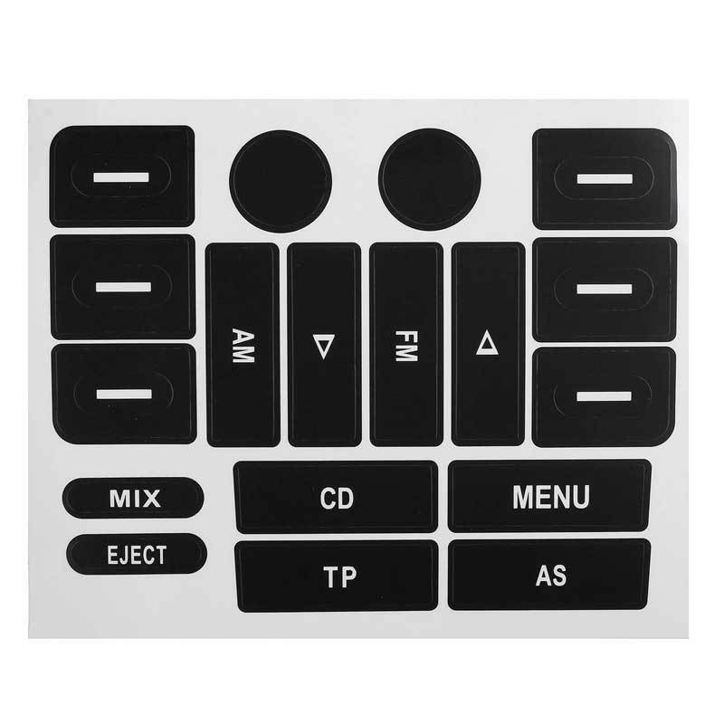 Car Button Repair Stickers Car Button Decals For Vw Golf Mk5
