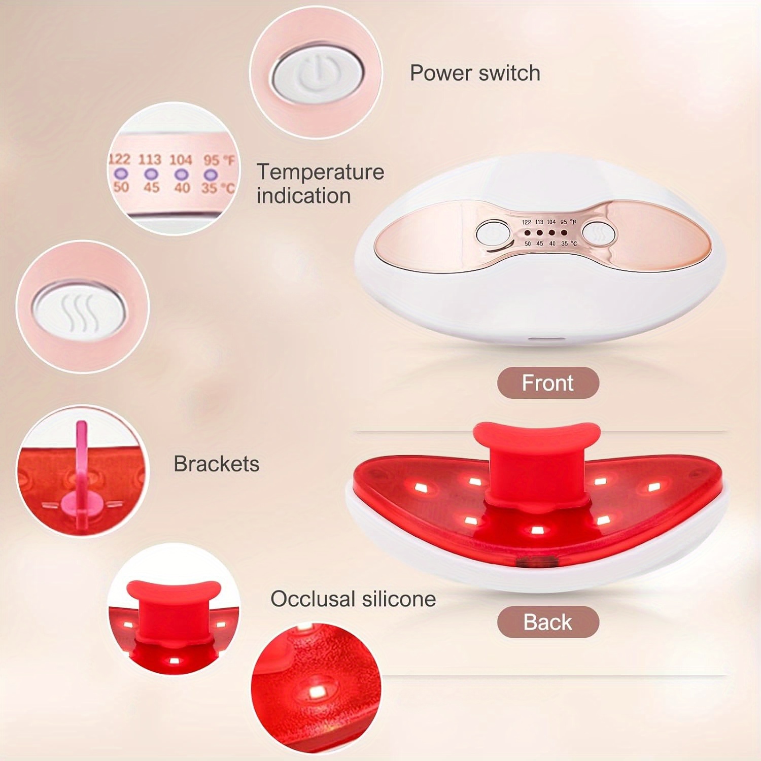 Heating Lip Trainer - 4 Levels, Silicone Lip Shaper, Beauty Tool