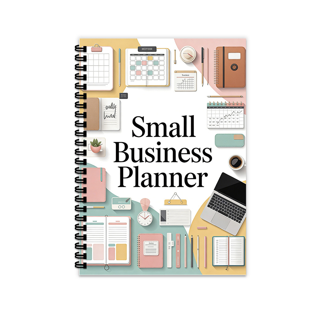 TEMU 1 Small Spiral Notebook, Colorful Stationery Storage Journal-themed Notebook, Daily Task Management Notebook, A5 Ruled Notebook. Suitable For
