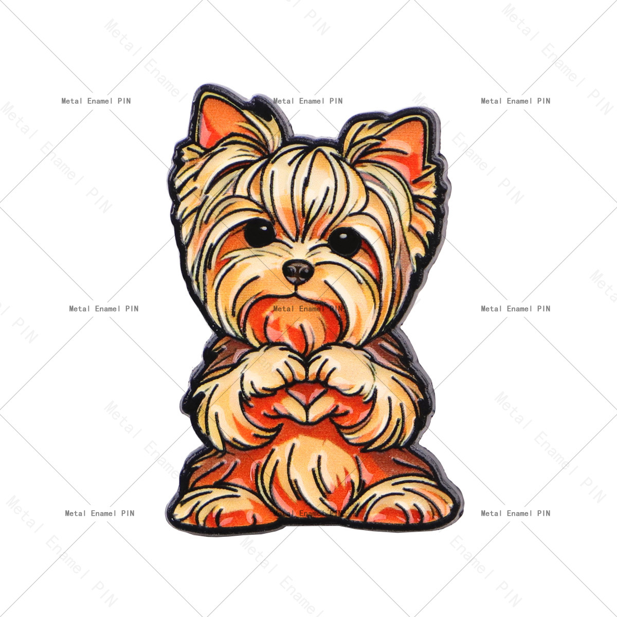 TEMU 1 pièce Épingle émaillée Chien Mignonne Épingles de Revers Badges pour Sac à Dos Broche pour Homme Vêtements Cadeau Bijoux Accessoires de Mode