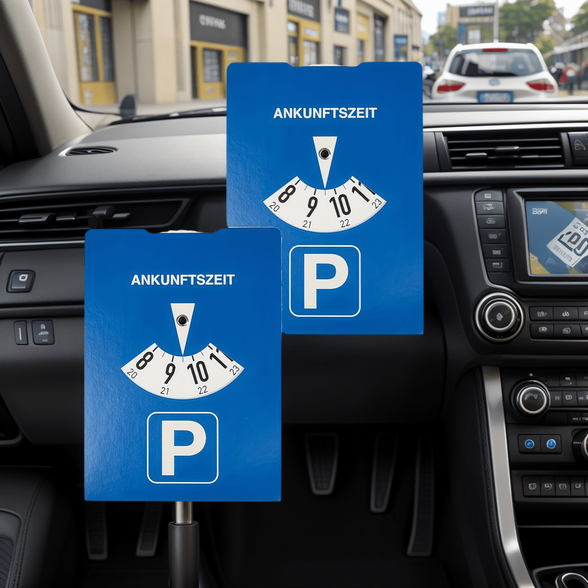 TEMU Minuteur de stationnement pour voiture disponible en options de 4pcs/2pcs/1pc, par la allemande, aux réglementations de la circulation routière