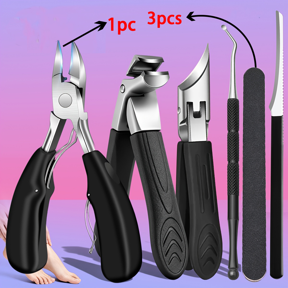 Complete Pedicure and Manicure Tool Set