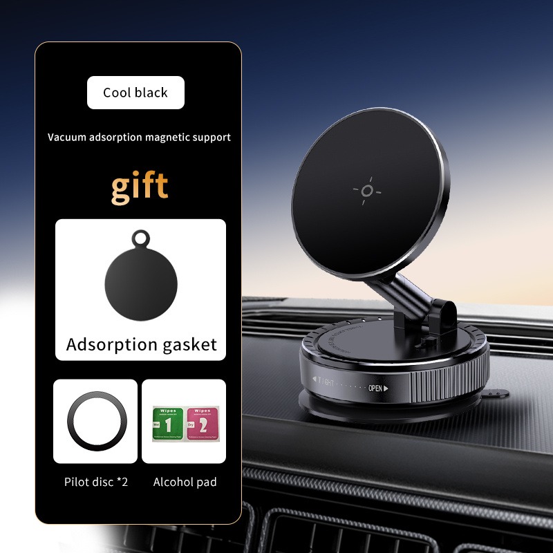 Image of Adjustable Vacuum Magnetic Phone Holder, Suport Telephone Voitures, Suitable For Mounting On Cars/gyms/mirrors/smooth Surfaces, Compatible With All Smartphones