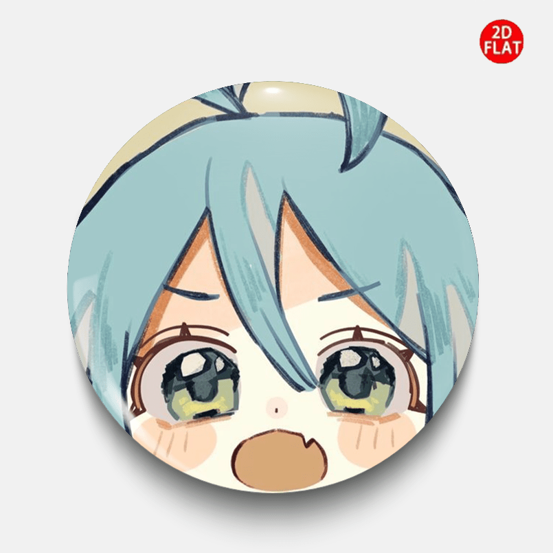 TEMU 2d Flat, Cute Anime Chibi Pin/brooch/badge - Comic Convention Accessories Suitable For Clothing, Hats, Backpacks - Cost-effective Gift For