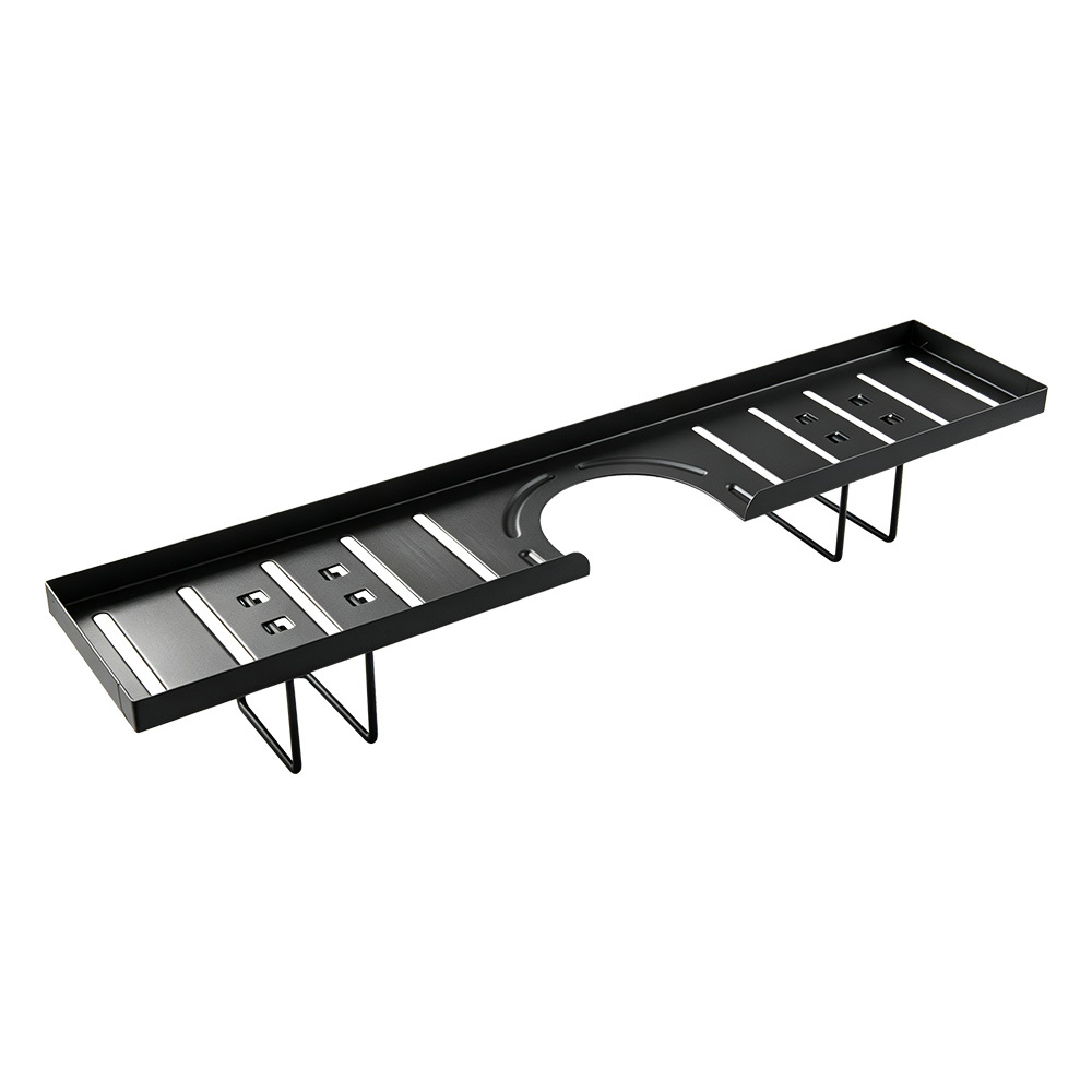 Image of Practical Shelving Unit | Bathroom Sink Shelf - Multifunctional Plastic Kitchen And Bathroom Sink Storage Rack Set - Faucet-mounted Storage Rack