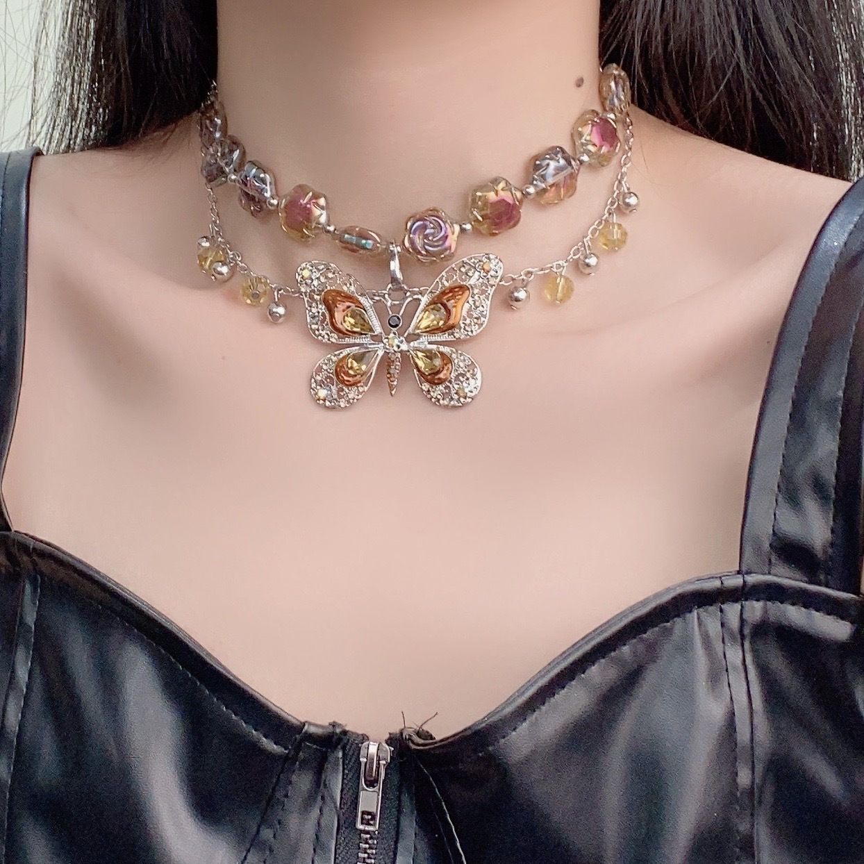 

New Chinese Necklace Temperament Women Personality Clavicle