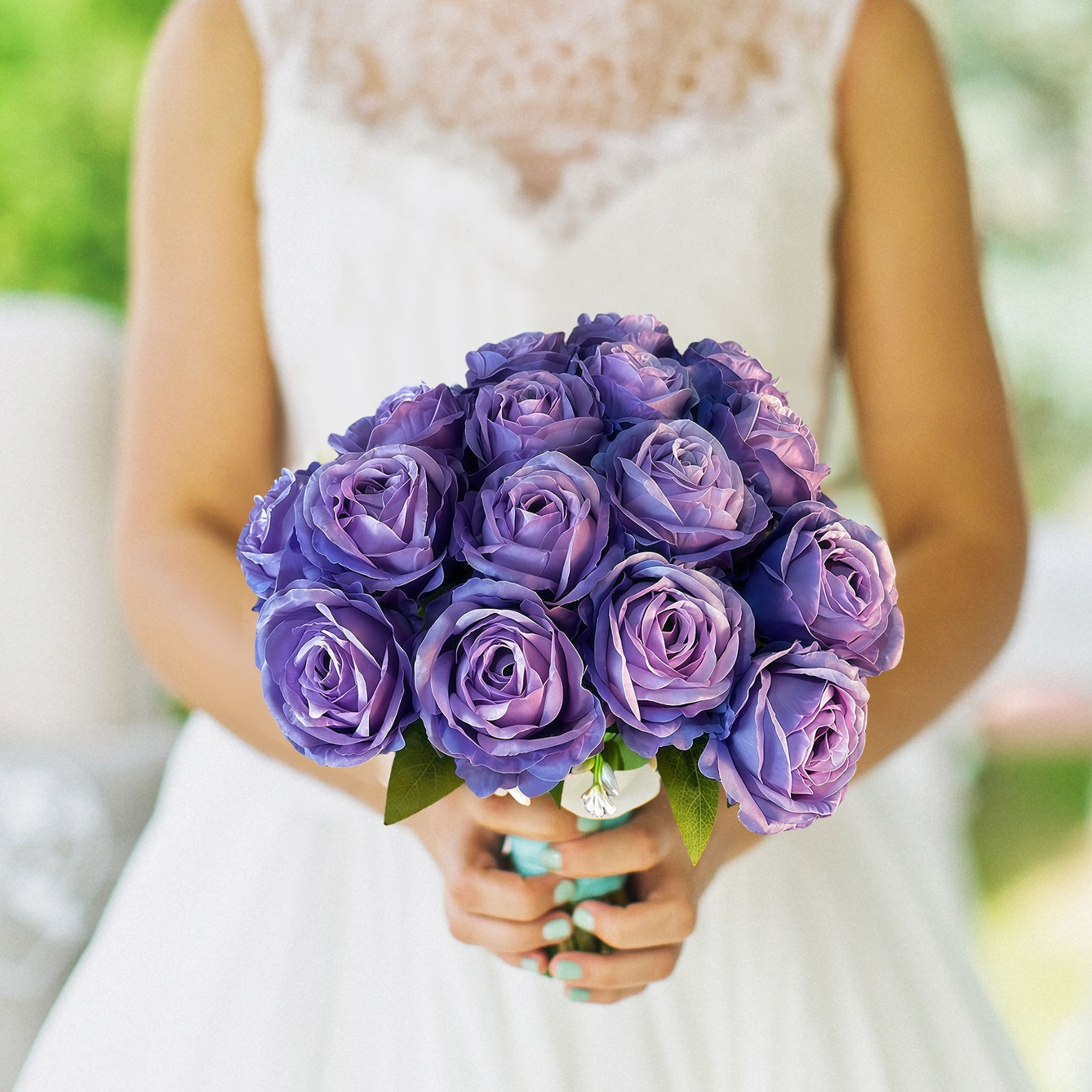 1 Bouquet 18 Heads 17 Inch Realistic Fake Flowers Fake Roses Wedding Bouquet Home Decor For Outdoors Fake Bouquet Diy Wedding Bouquets Shower Centerpieces Arrangements Party Tables Decorations