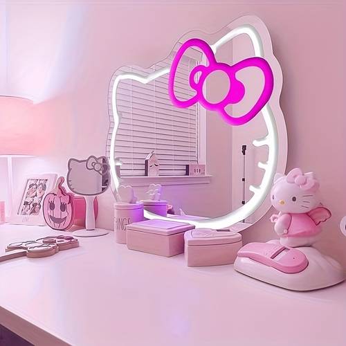 kitty face with neon light kitty face shapelight anime neon sign neon light up acryiic with dimmable