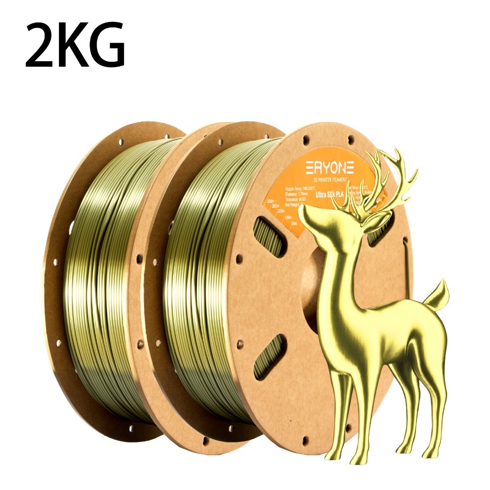 2 Rolls Eryone Pla-ultra Filament For 3d Printer - High-purity Pla Suitable For 3d Printing, Compatible For Fff/fdm, 1.75mm Wide Nozzle, Easy & Transition, For Hobbyists, Schools, Small Businesses