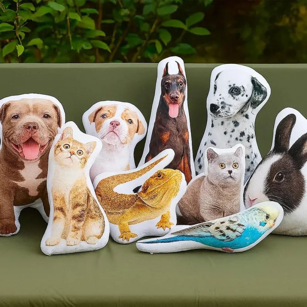 Custom 3D Dog Plush Memorial Toy