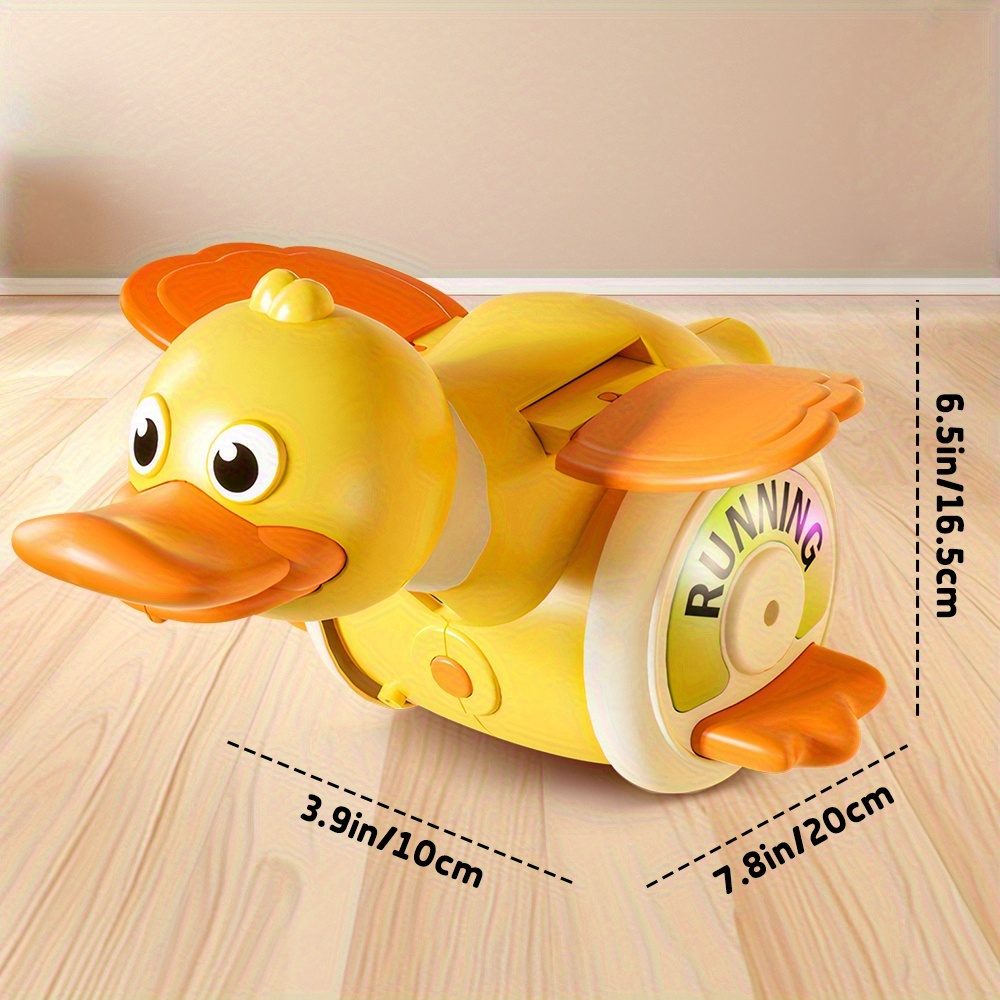 Rechargeable 7–8″ Spinning Light-Up Toy with Music