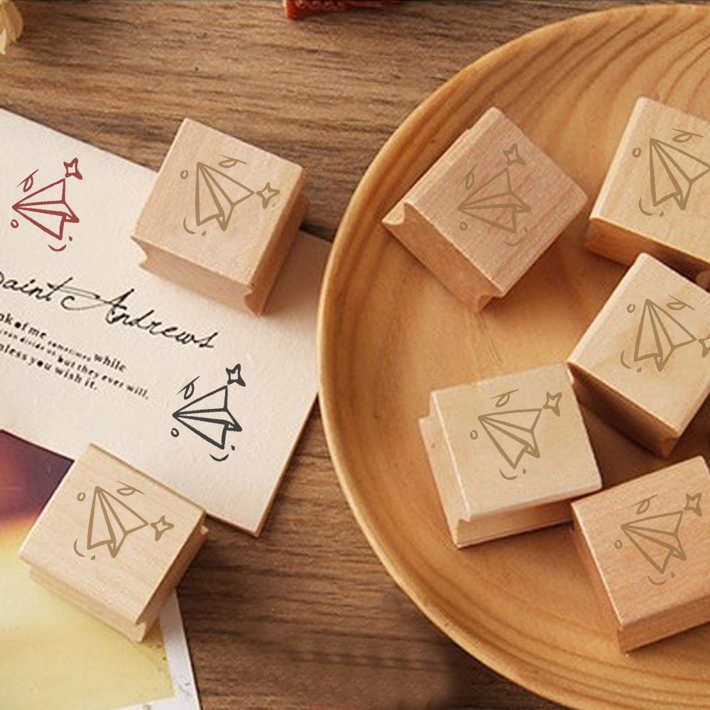 Wood Stamp for DIY Journaling and Scrapbooking