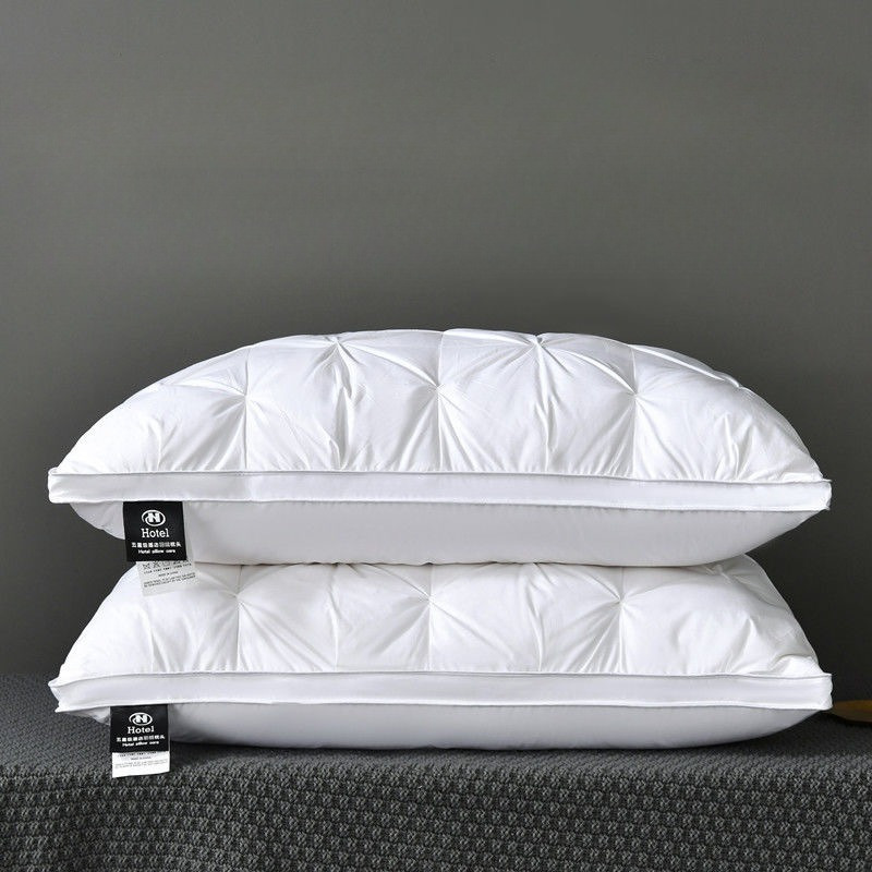 TEMU Cushion - Washable, Neck Support For Home & Hotel Use, Soft Polyester Fill, White, Pillows For Sleeping