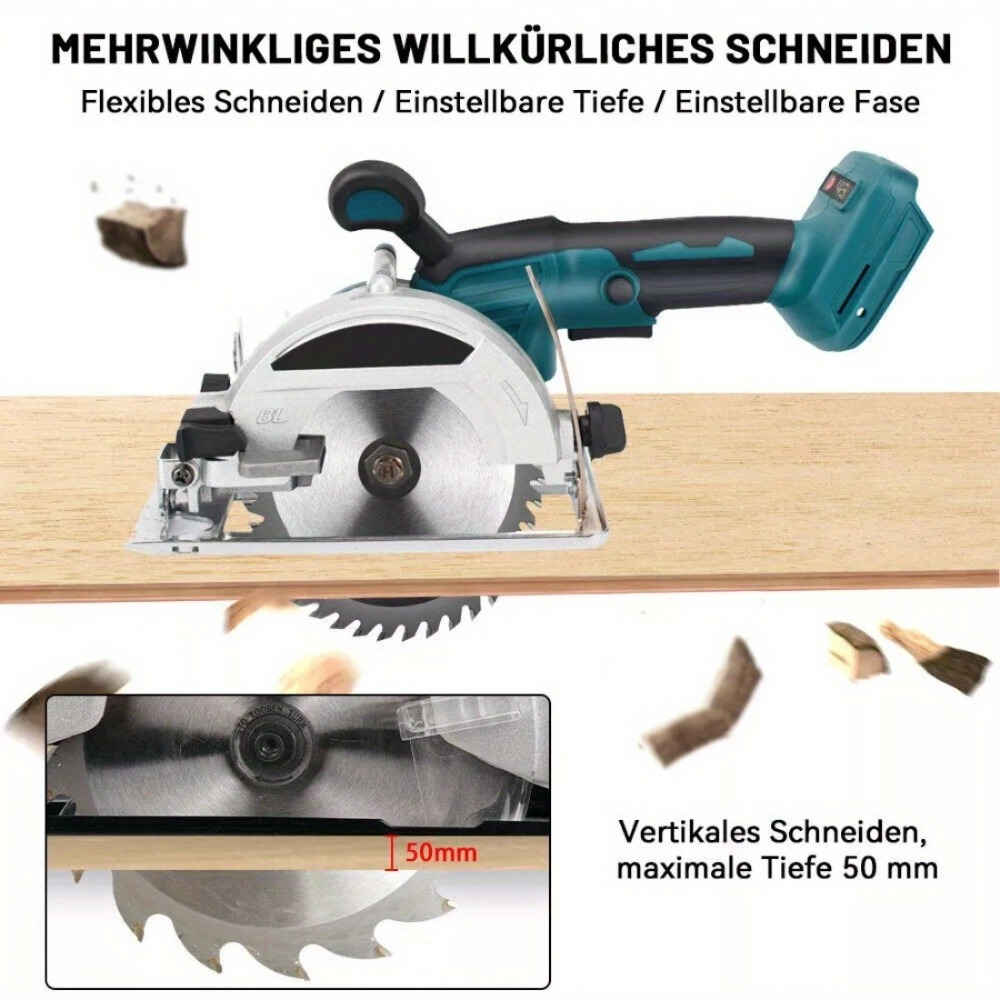 woodworking saw wood cutter tool 45 cutting angle mini circular saw with soft rubber handle great for home decoration perfect gift for woodworking and diy lovers details 2