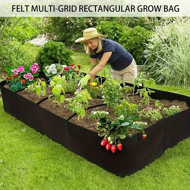 2025 new extra large garden bed kit   durable weatherproof rectangular planter with floor mounting indoor outdoor accessories for vegetables and flowers perfect gift for valentines day easter christmas
