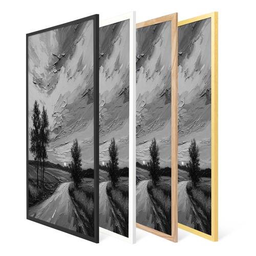3 pack 16x24 picture frame white black scratch proof poster frames 16 x 24 for photo gallery slide in strips horizontal or vertical wall mounting