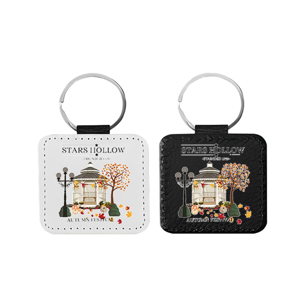 TEMU 1pc Stars Hollow Autumn Festival Scene Keychain Key Ring Car Bag Pendant Key Chain For - Creative Car Key Holder