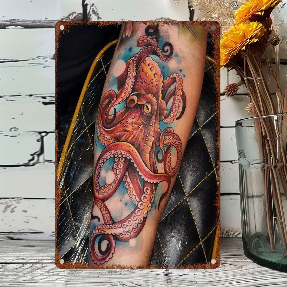 Release the Kraken! #kraken #krakentattoo #nauticatattoo #blackgreytattoo  #sarniaontario #tattoosformen, image size:1000x1000