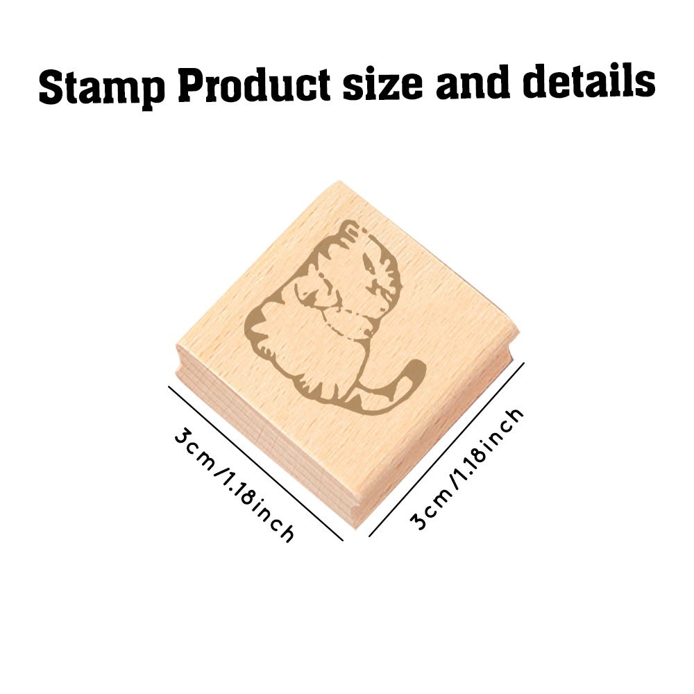 Wooden Decorative Stamp for Creative Stationery