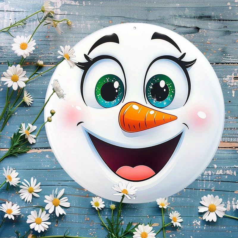 TEMU Decorative Signs And Plaques, Including A Single Christmas Sign Featuring A Cartoon . This Vintage Wall Decor Is Suitable For Christmas,