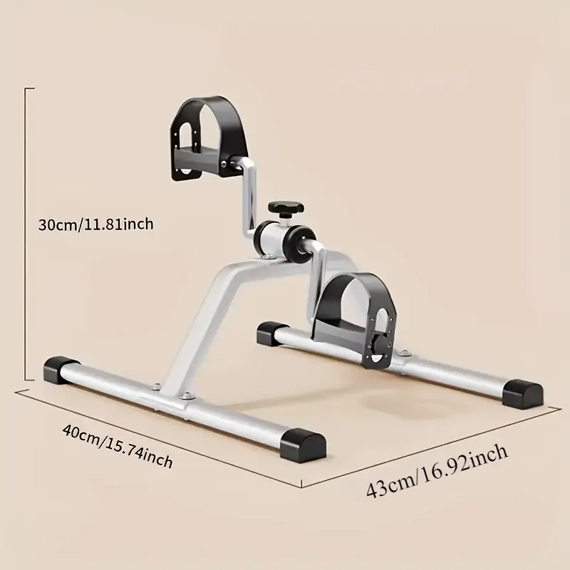 1pc adjustable mechanical under desk bike pedal exerciser foldable manual training equipment with non slip pads tension adjustable knob fixed slope for home office seniors adults no battery needed christmas gift senior exercise equipment compact exercise equipment sturdy construction muscle recovery tool spacesaving fitness gear materials fitness enthusiasts Product details 2