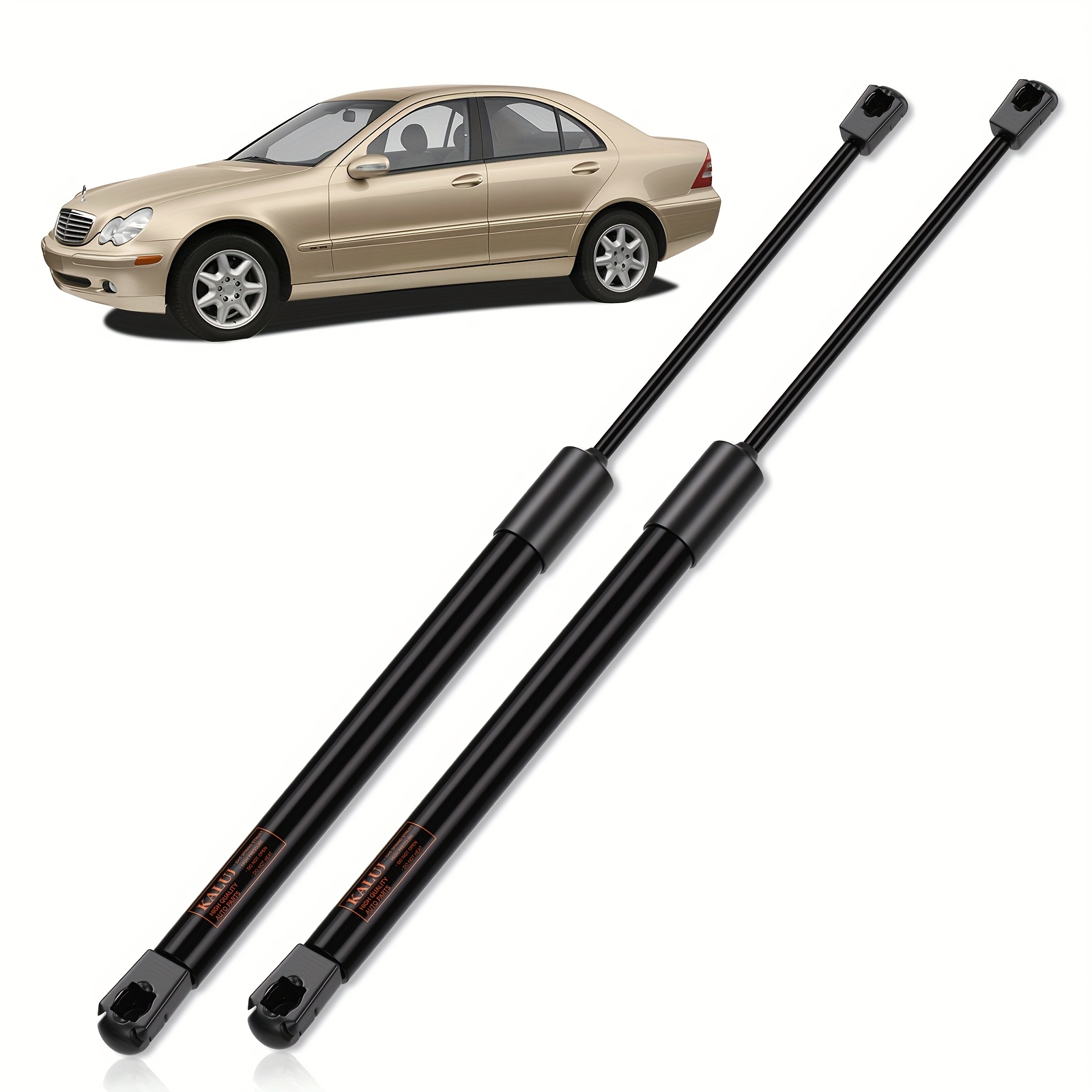 TEMU 2pcs Front Hood Strut Lift Support Kit, Suitable For Mercedes-benz W203, Coupe Cl203, T-model S203, Clk C209, Clk Convertible A209, Replacement