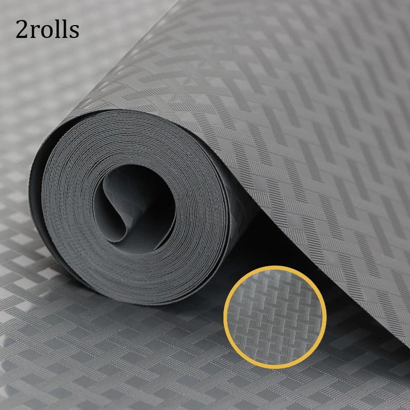 E-shop 2 Rollen Schrankregaleinsatz, nicht klebend, strapazierfähiges Material, Kühlschrankregaleinsatz, ideal für Schubladen, Kühlschränke,